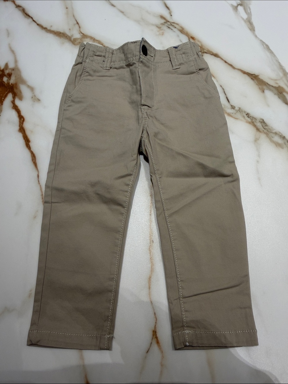OshKosh B'gosh Boys Tan Straight-Leg Pants